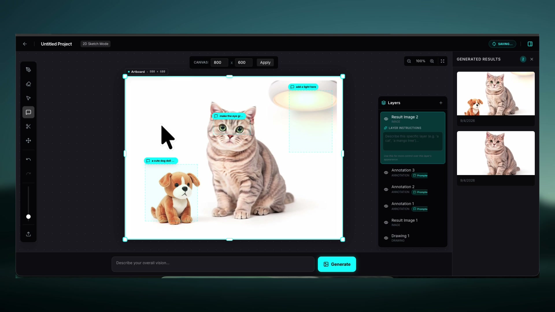 Precise Image Editing and Manipulation Using AI: The Multi-Region Canvas Workflow