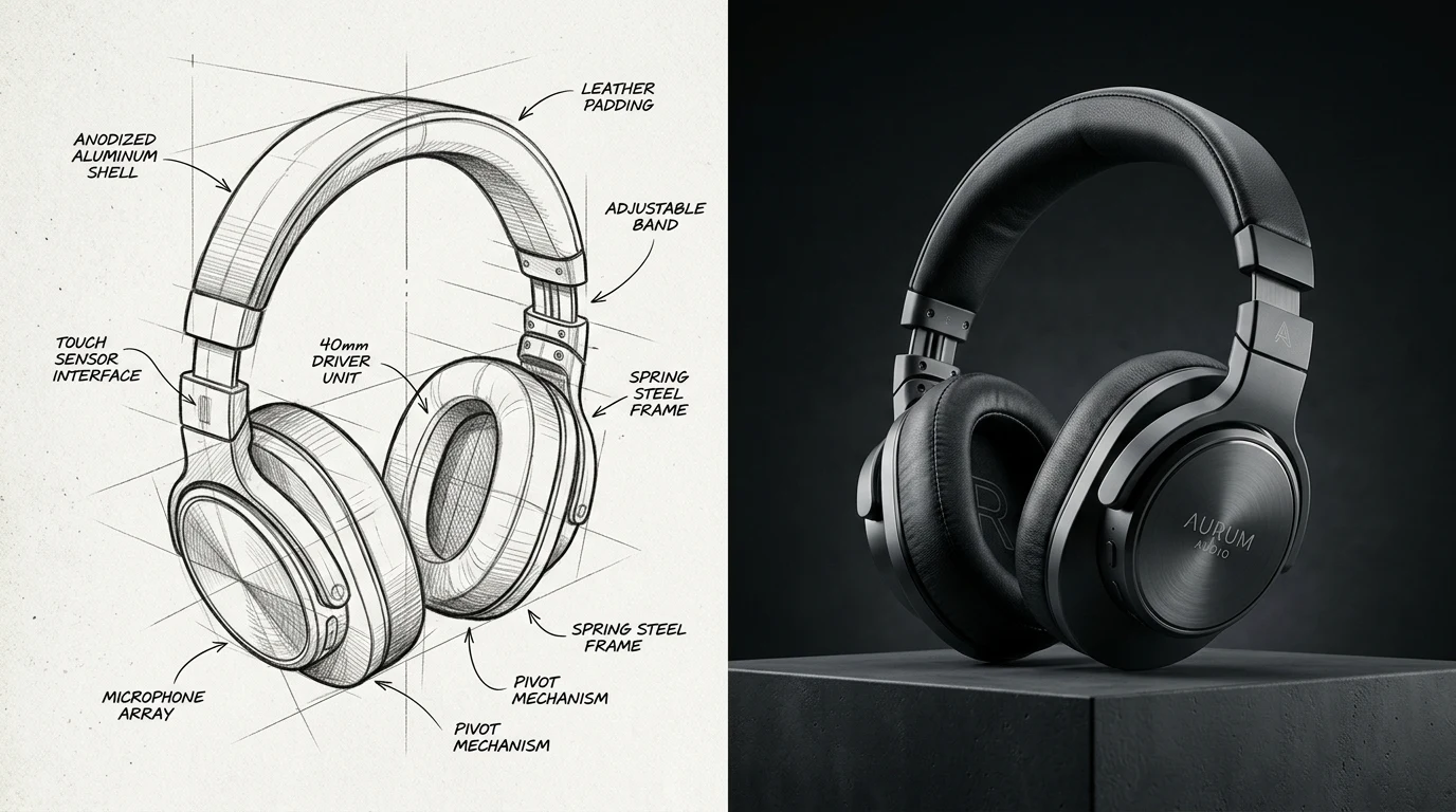 AI for Product Design: How to Turn Concept Sketches into Commercial 3D Renders