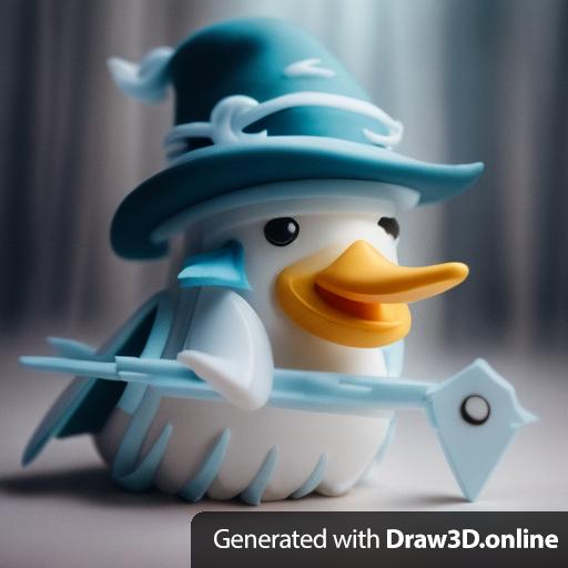 a wizard ghost duck