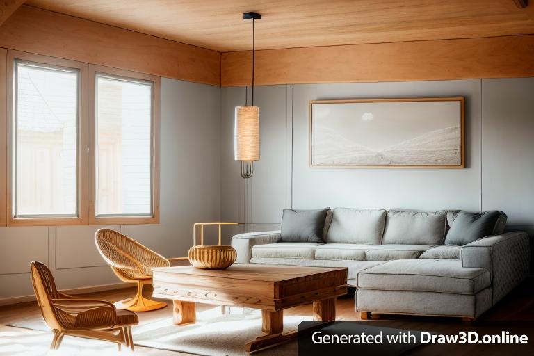 a set of hand drawn lamps hanging from a ceiling over a dining table.