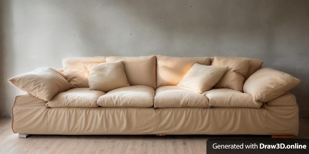 a modern sofa