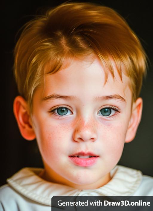 a photo of a child's face