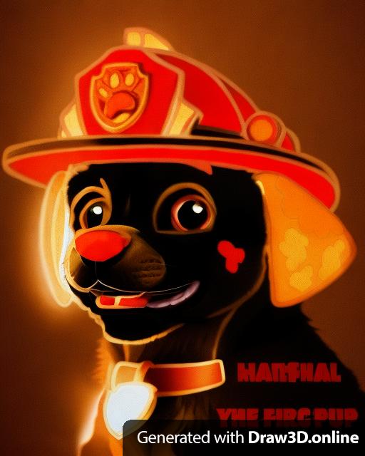 A fire pup