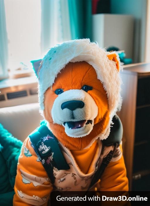 As a stuffed plush toy