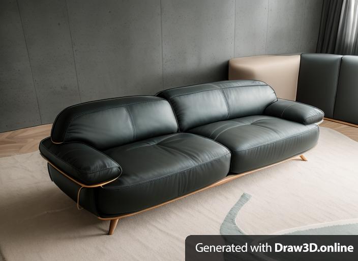 a modern sofa