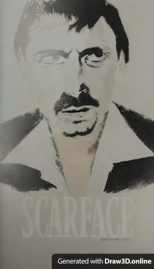 a photo of scarface with the words scarface on it