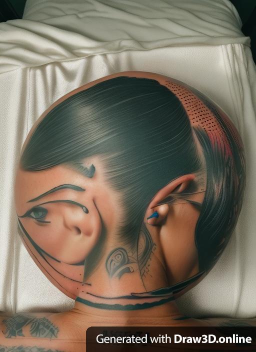 Tattoo on the back of a person