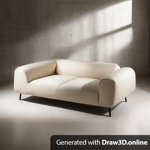 a modern unuque sofa