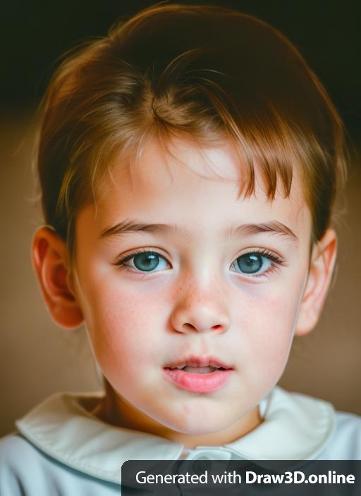 a photo of a child's face